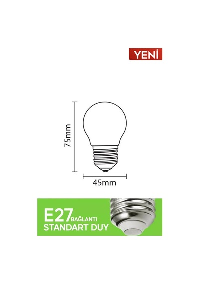 Dekoratif Retro 4w Rustik Günışığı Işık E27 Standart Duy 220v