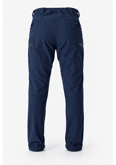 Dechers Erkek Kışlık İçi Polarlı Rüzgar Su Geçirmez Soft Shell Taktik Pantolon - E231 Lacivert
