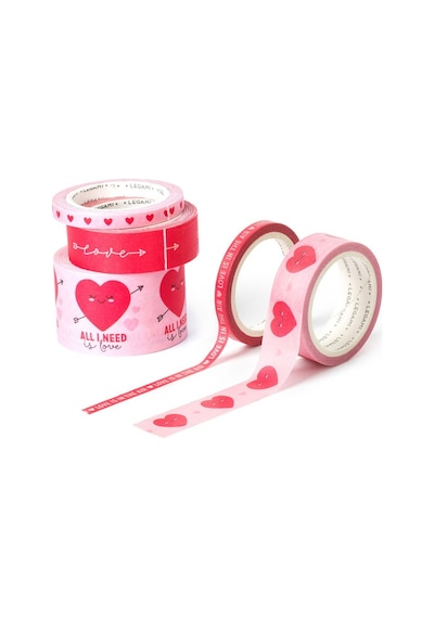 Legami Mini 5li Kağıt Bandı Heart K099265
