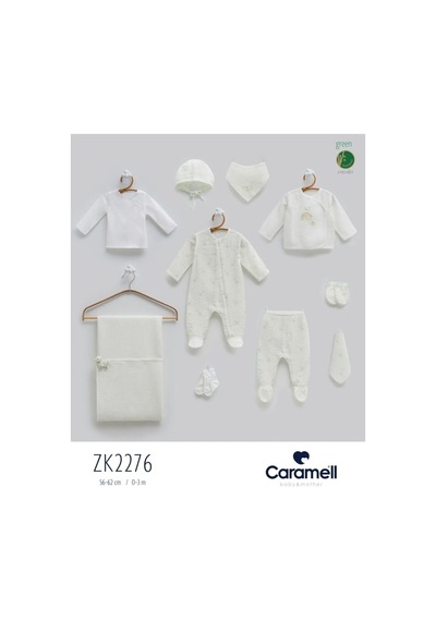 Caramell % 100 Müslin 10 Lu Hastane Çıkışı Müslin 2276 Yeşil Yeşil