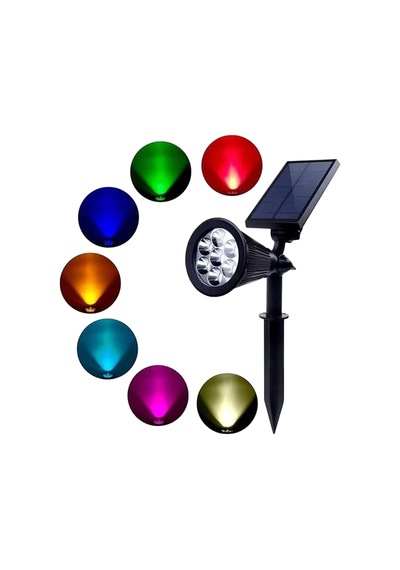 Greentech Güneş Enerjili Renk Değiştiren 7 Ledli Bahçe Aydınlatma/gt-sl04