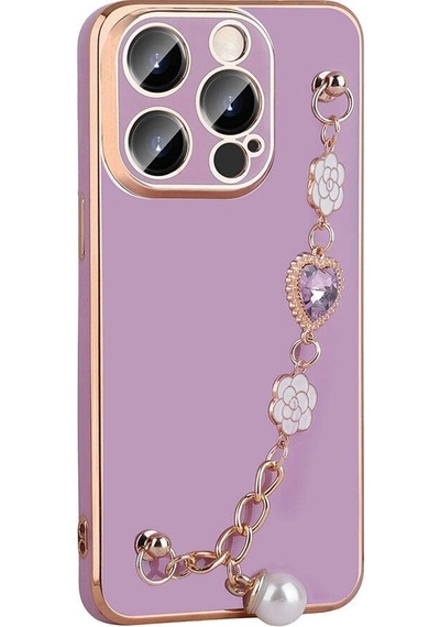 Apple Uyumlu iPhone  15 Pro Max Kılıf El Tutamaçlı Kamera Korumalı Zore Taka Silikon Kapak