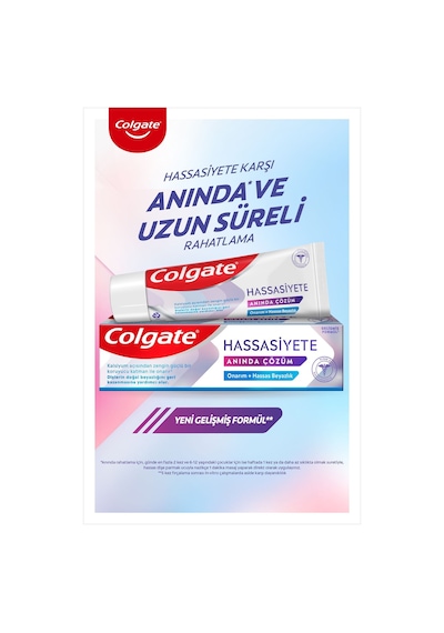 Colgate Hassasiyete Anında Çözüm Onarım ve Hassas Beyazlık Diş Macunu 75 ml X 2 Adet