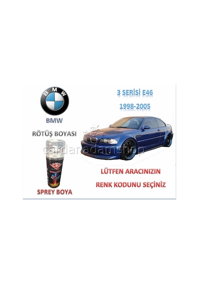 Bmw E46 Rötüş Boyası 1998-2005 3 Serisi Sprey Boya (361763071)