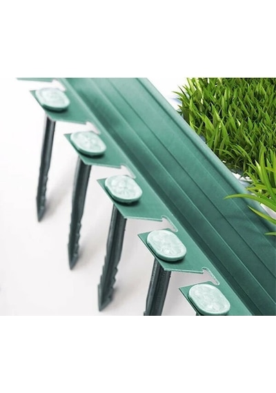 Dekorafence Çim Ayırıcı Esnek Plastik Çim Sınırlayıcı Bordür Taş Toprak Ayıracı Çmyşl 25mt