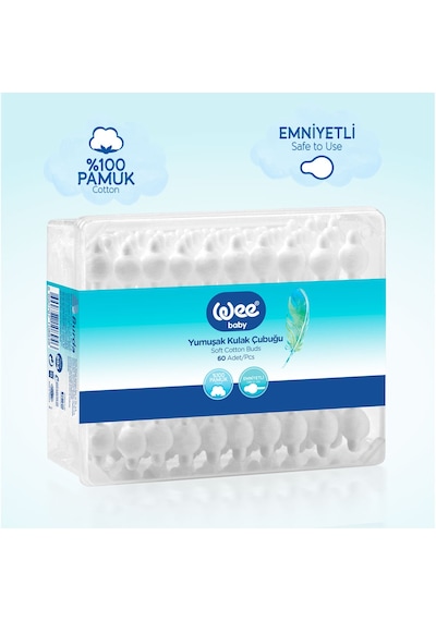 Wee Baby Emniyetli Kulak Çubuğu 60'lı