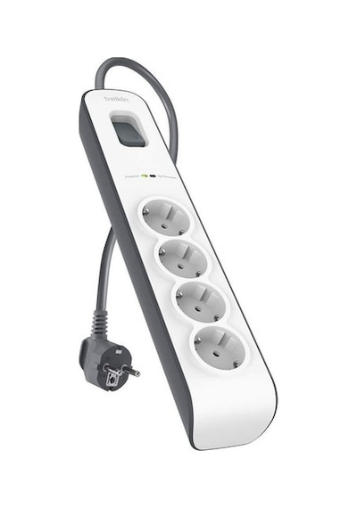 Belkin Surgemaster BSV400VF2M 4'lü Priz 2 Metre