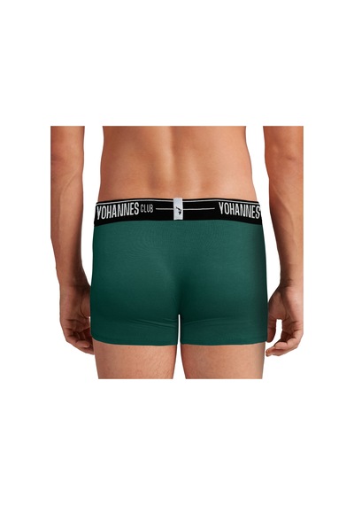 Yohannes Club, Erkek Özel Anatomik Pamuklu Boxer, Renk Seçenekli, Tekli Paket Yeşil