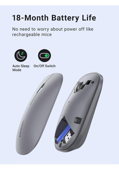 Kablosuz Fare, 2,4 Ghz Usb Bağlantısı, Maks. 4000 Dpi, 18 Ay Pil Ömrü. Pc, Mac, Dizüstü Bilgisayar, Windows 11, 10, 8.1, 7, Macos, Linux Ile Uyumlu Gri 76280015 Kablosuz Fare, 2,4 Ghz Usb Bağlantısı, Maks. 4000 Dpi, 18 Ay Pil Ömrü. Pc, Mac, Dizüstü Bilgisayar, Windows 11, 10, 8.1, 7, Macos, Linux Ile Uyumlu Gri 76280015
