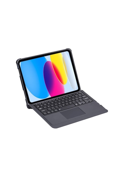 Apple Uyumlu iPad Pro 12.9 3. 4. 5. Nesil Kılıf Led Işıklı Magnetik Standlı Klavyeli Kılıf Kılıf