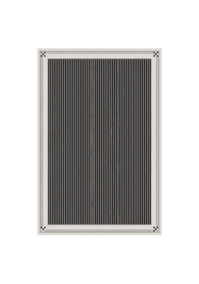Kartela Halı İnce Çizgili Bordürlü Halı Antrasit Kaymaz Taban Makinede Yıkanabilir 160x240 Cm