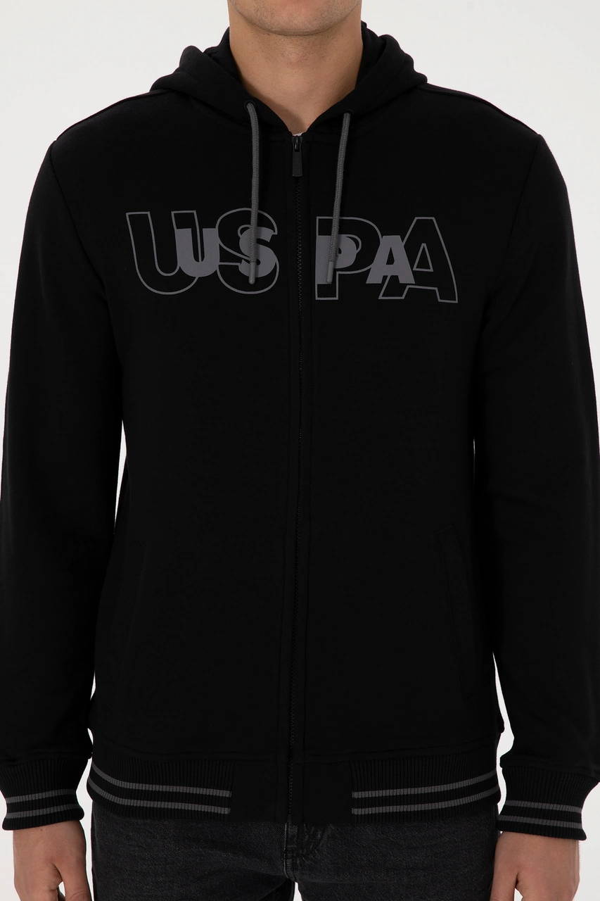 U.s. Polo Assn. Erkek Siyah Hırka Örme 50316355-vr046 Siyah