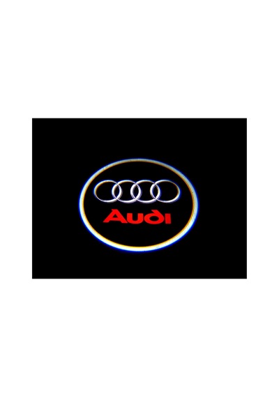 Audi Kapı Altı Led Aydınlatma Araç Logolu 4 Kapılık