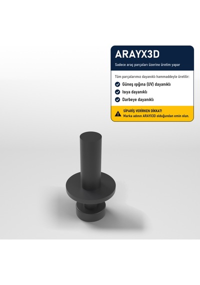 Arayx3d Opel Mokka Uyumlu Bagaj Pandizot Ayağı Pandizot Tutucu Askı Siyah