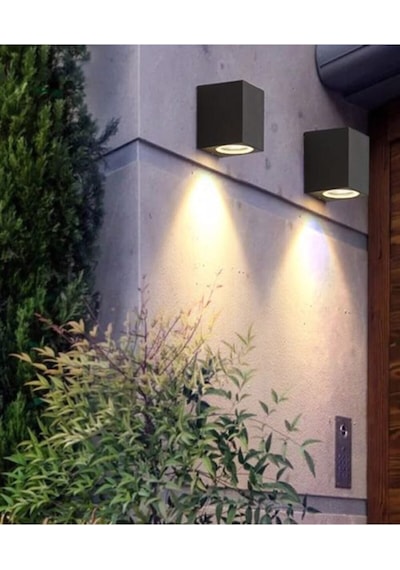 10 Adet Tek Yönlü İç - Dış Mekan Dekoratif Modern Lüks Aplik Diğer