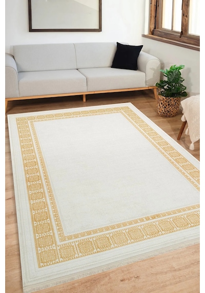 Kreasyon Halı Cunda Cn004 Bej Makine Halısı