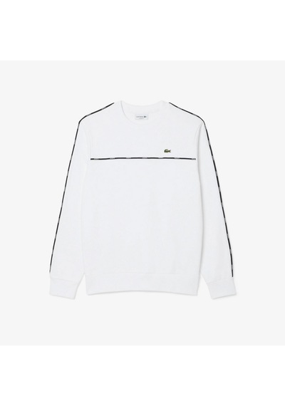 Lacoste Sh9818 Erkek Sweatshirt Beyaz