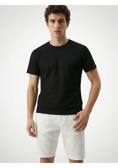 LOFT Regular Fit Erkek Tshirt K.kol Lf2040918 Q1.v1 Siyah