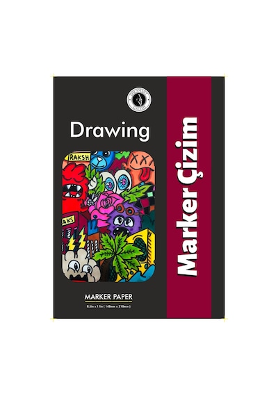 Koala Marker Çizim - Çizim Defteri A5 Beyaz