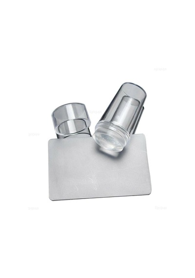 Stamper Baskı Transfer Aparat Seti Silikon Oje Dizayn Baskı Seti Nail Art Tırnak Damgalama