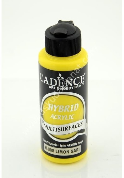 Cadence Hybrid Multisurfaces Akrilik Boya 120Ml H-08 Limon Sarı