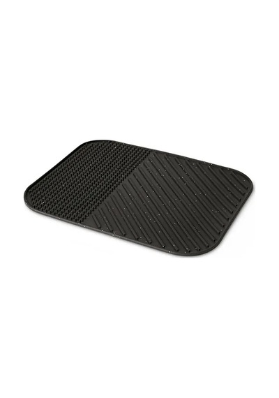 İndecor Houseware Bulaşık Kurutma Matı Bulaşıklık Siyah - Su Tutmaz Bulaşık Matı Gri