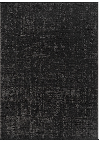 Antik Antrasit Halı Yıkanabilir Kaymaz Taban Şönil Kilim Dokuma Pamuk Taban Kilim 10105a Antrasit