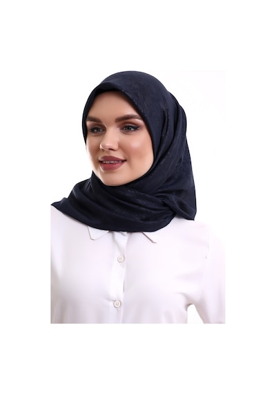 Kofra Desenli Baş Örtü - Siyah