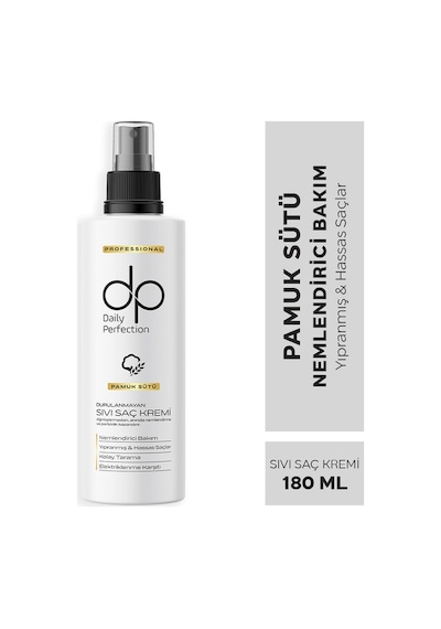 Dp Daily Perfection Şampuan Moringa Yağı 425 ML X 2  & Sıvı Saç Bakım Kremi Pamuk Sütü 180 ML Set