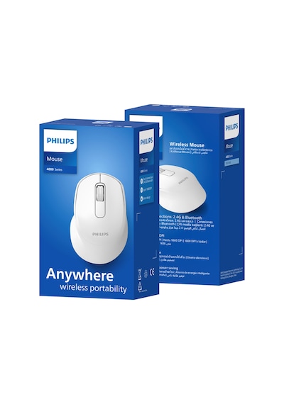 Philips SPK7448 Kablosuz Bluetooth 1600 DPI 4 Tuşlu Optik Mouse