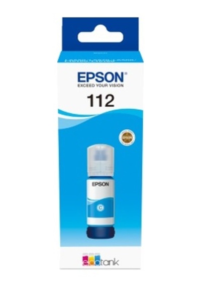 Epson 112 Ecotank Pigment Mavi Blue Mürekkep Şişe