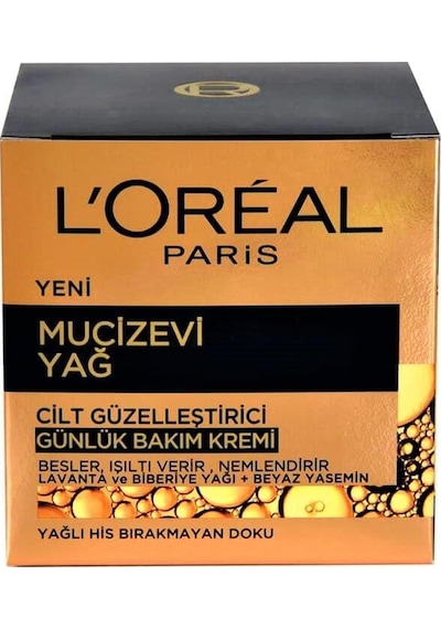 L'Oreal Paris Mucizevi Yağ Günlük Bakım Kremi 50 ML