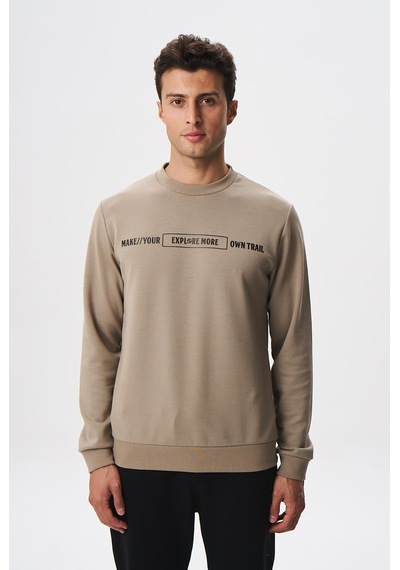 AR-MA Arma Erkek Slim Fit Su Geçirmeyen Scuba Kumaş İnterlok Bisiklet Yaka Sweatshirt K28124988801 Gri AR-MA Arma Erkek Slim Fit Su Geçirmeyen Scuba Kumaş İnterlok Bisiklet Yaka Sweatshirt K28124988801 Gri