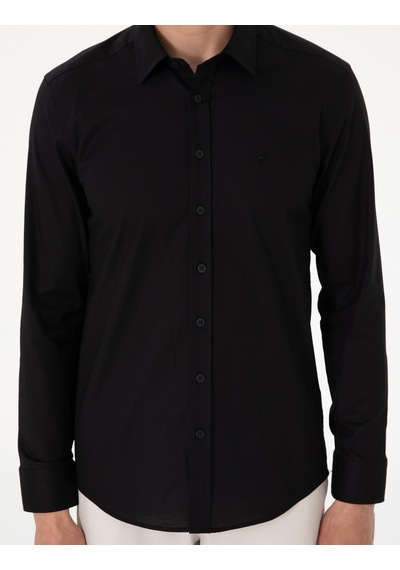 Pierre Cardin Erkek Siyah Gömlek Desenli 50305250-vr046 Siyah