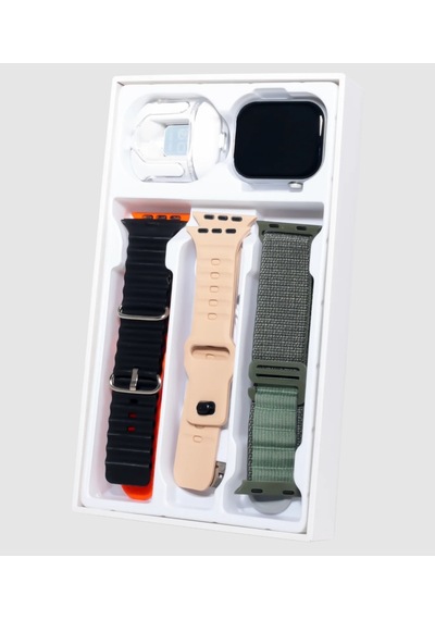 Katjmer VN15 5İN1 3 Kordon Bluetooth Kulaklıklı Akıllı Saat (Distribütör Garantili)