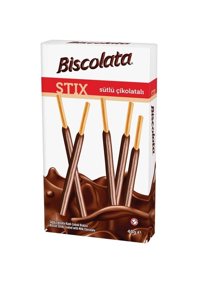Şölen Biscolata Stix Sütlü 16'lı Bisküvi Çubukları 4'li Avantaj Paketi - 4 Adet Tarı