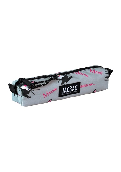 Jacbag Prizma-sosis Tip Kalem Kutusu Prizma-miyav renkli