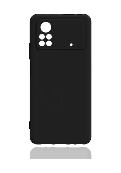Zore Poco X4 Pro 5g Kılıf Nvth Biye Silikon - Siyah