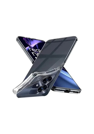 Newface Realme Note 60 Kılıf Lüx Şeffaf Silikon Çok Renkli