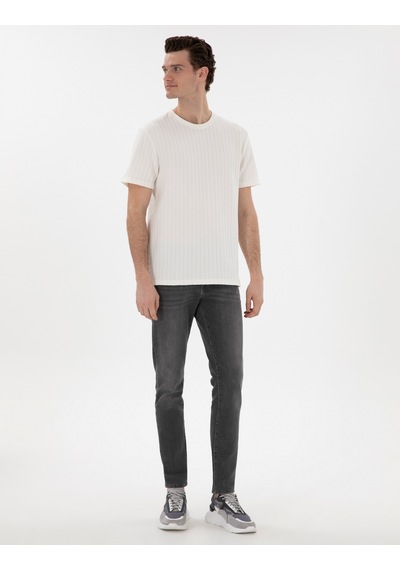 Pierre Cardin Erkek Ekru Tişört 50302581-vr019 Ekru