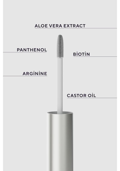 The Ceel Kaş & Kirpik Bakım Serumu Peptit Kompleks, Arginine,Castor Oil, Biotin 6 ML