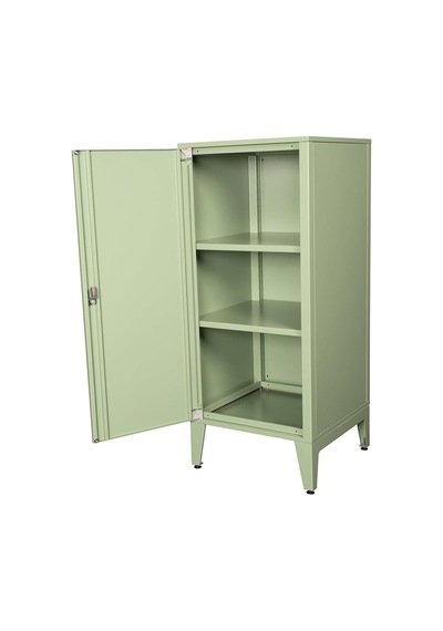 Ziglat 1110 Serisi Kilitli Metal Home Office Dolabı Metal Kapaklı Yeşil 450x1050x450 Mm