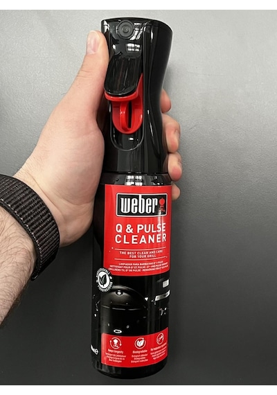 Weber 17874 Q & Pulse 300 Ml Çevre Dostu Barbekü Temizleyici Sprey Elektrikli Mangal İçin Özel Formül-20
