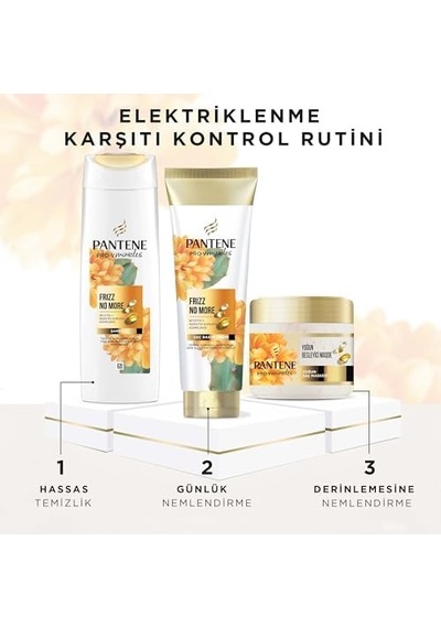 Pro-v Miracles Frizz No More Elektriklenme Karşıtı Maske Kuru Ve Kıvırcık Saçlar İçin 300 Ml