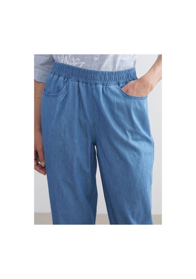 LC Waikiki Alıta Cıty Farkıyla Lcw Grace Mavi Denim Düz Standart & Regular Kadın Kapri Mavi - 928166536 Mavi LC Waikiki Alıta Cıty Farkıyla Lcw Grace Mavi Denim Düz Standart & Regular Kadın Kapri Mavi - 928166536 Mavi