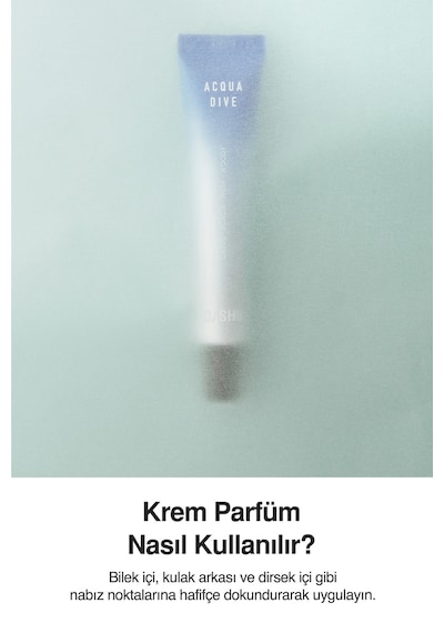 Hafif Odunsu Ve Tatlı Notalara Sahip, Krem Formda Unisex Parfüm Dashu Acqua Dive Solid Perfume Aromatik - Odunsu