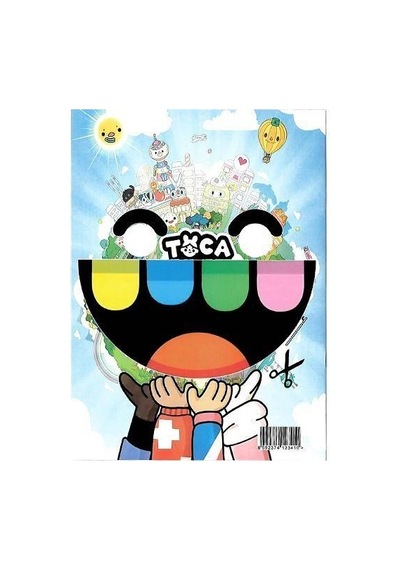 Toca Boca Boyama Kitabı Stickerlı 16 Sayfa