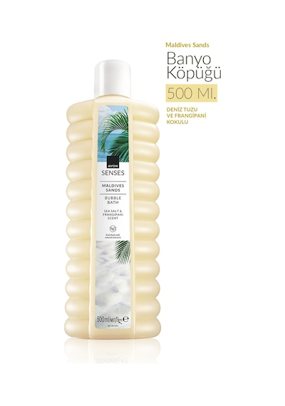 Senses Maldives Sands Deniz Tuzu Ve Frangipani Kokulu Banyo Köpüğü 500 Ml. Fresh