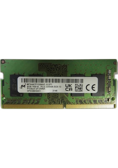 Micron MTA4ATF1G64HZ-3G2F1 8 GB DDR4 3200 MHz CL22 Notebook Ram