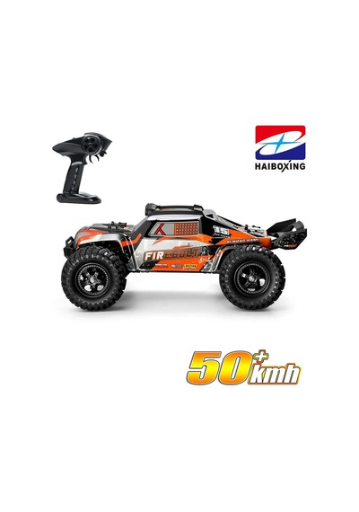 Haıboxıng Rc 1/12 901 Firebolt 50+ Km/h Sürat 4x4 Uzaktan Kumandalı Rc Model Araba Rtr Elektrikli 4wd Offroad Truck Turuncu